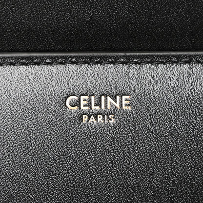 Celine Satinated Calfskin Small 16 Top Handle Bag Black 6 of 11