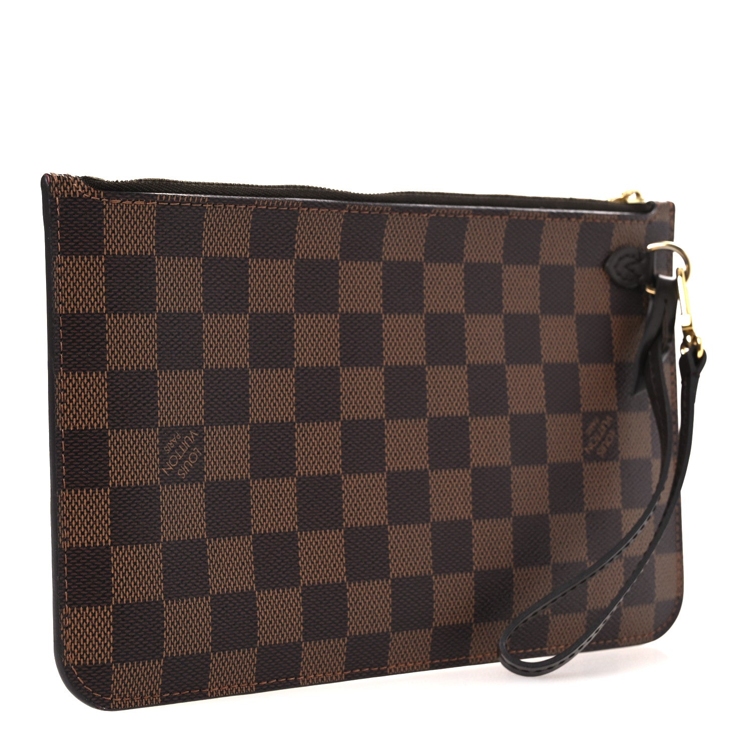Louis Vuitton Damier Ebene Neverfull MM GM Pochette 3 of 10