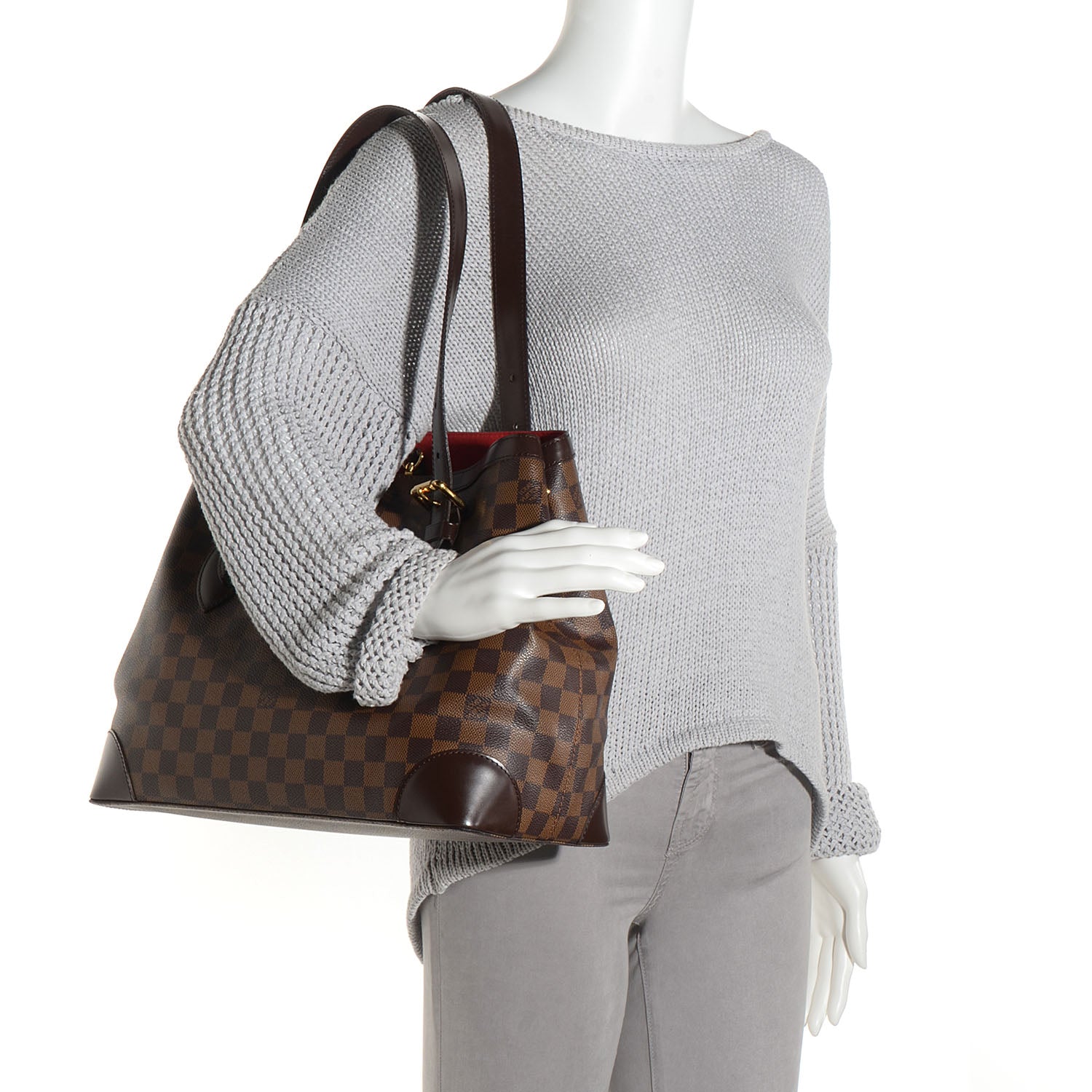 Louis Vuitton Damier Ebene Hampstead MM 2 of 7