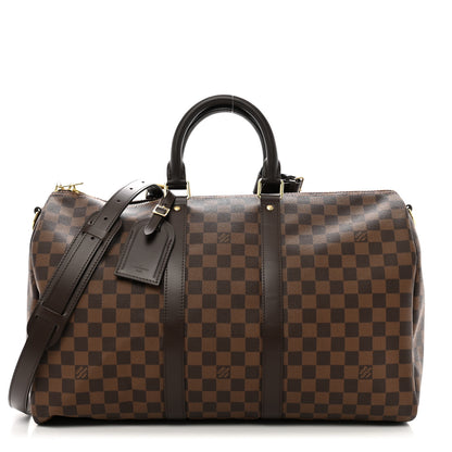 Louis Vuitton Damier Ebene Keepall Bandouliere 45 1 of 10