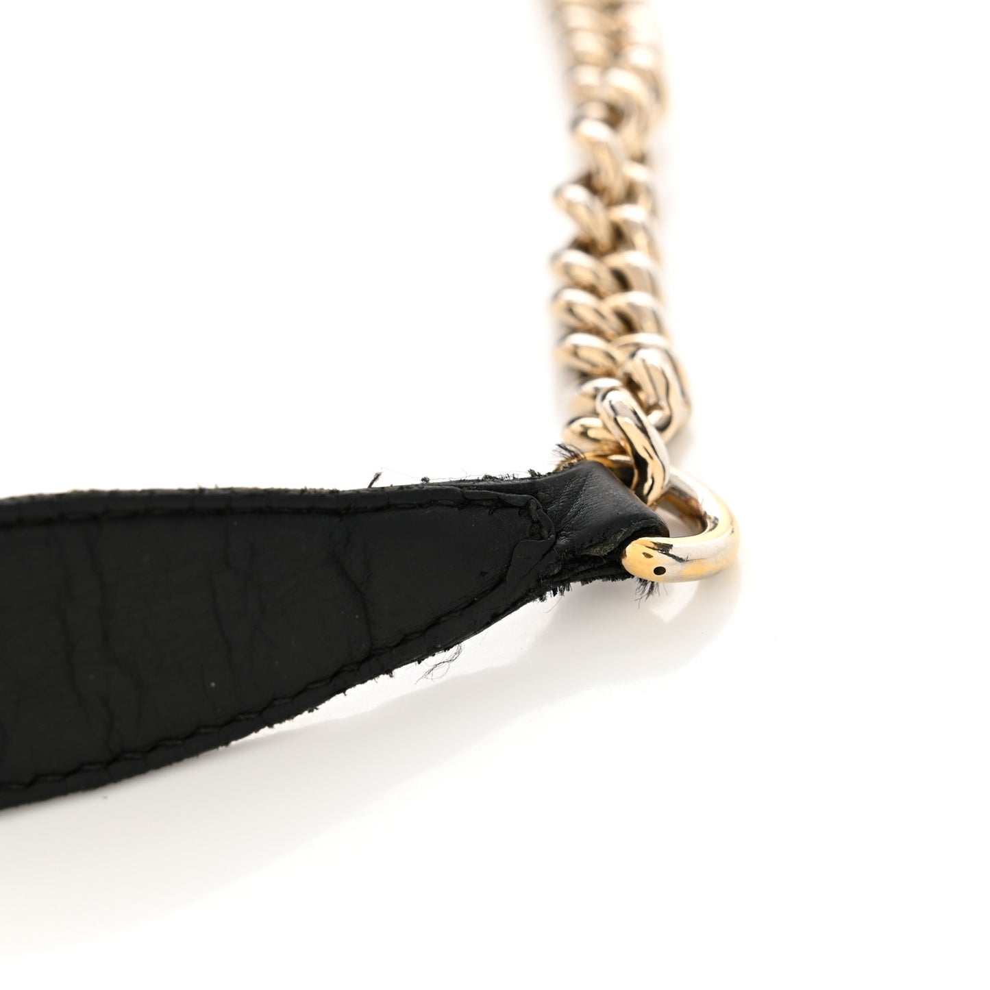 Pebbled Calfskin Medium Soho Chain Shoulder Bag Black