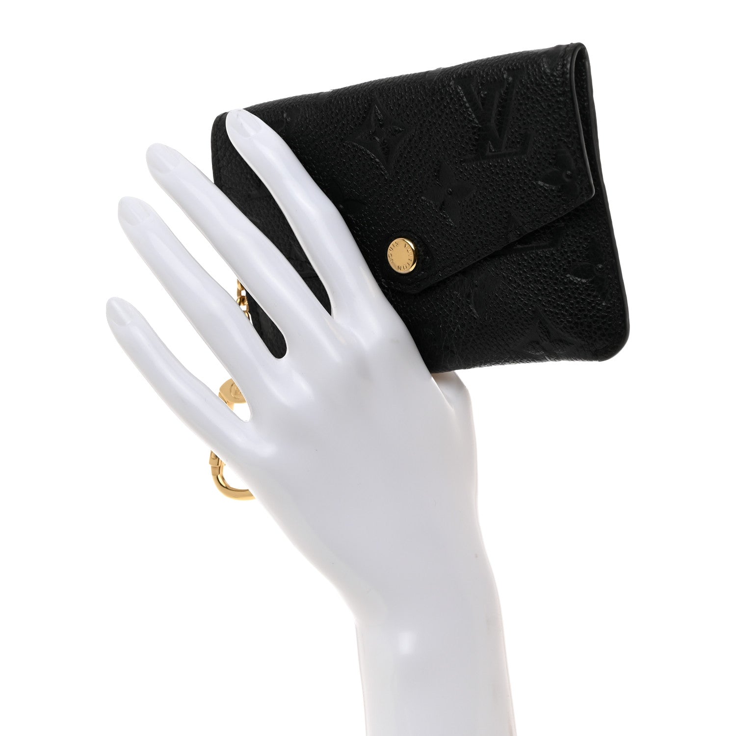 Louis Vuitton Empreinte Key Pouch Black 2 of 8