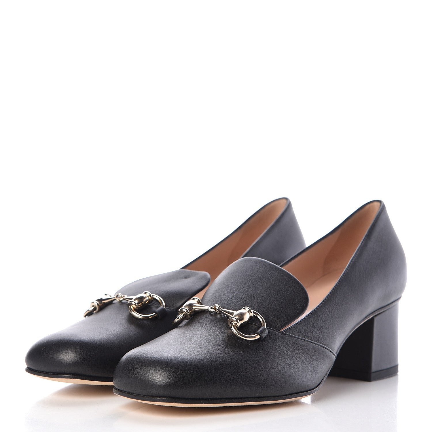 Gucci Calfskin Horsebit Loafer 37 Black 3 of 9