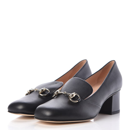 Gucci Calfskin Horsebit Loafer 37 Black 3 of 9