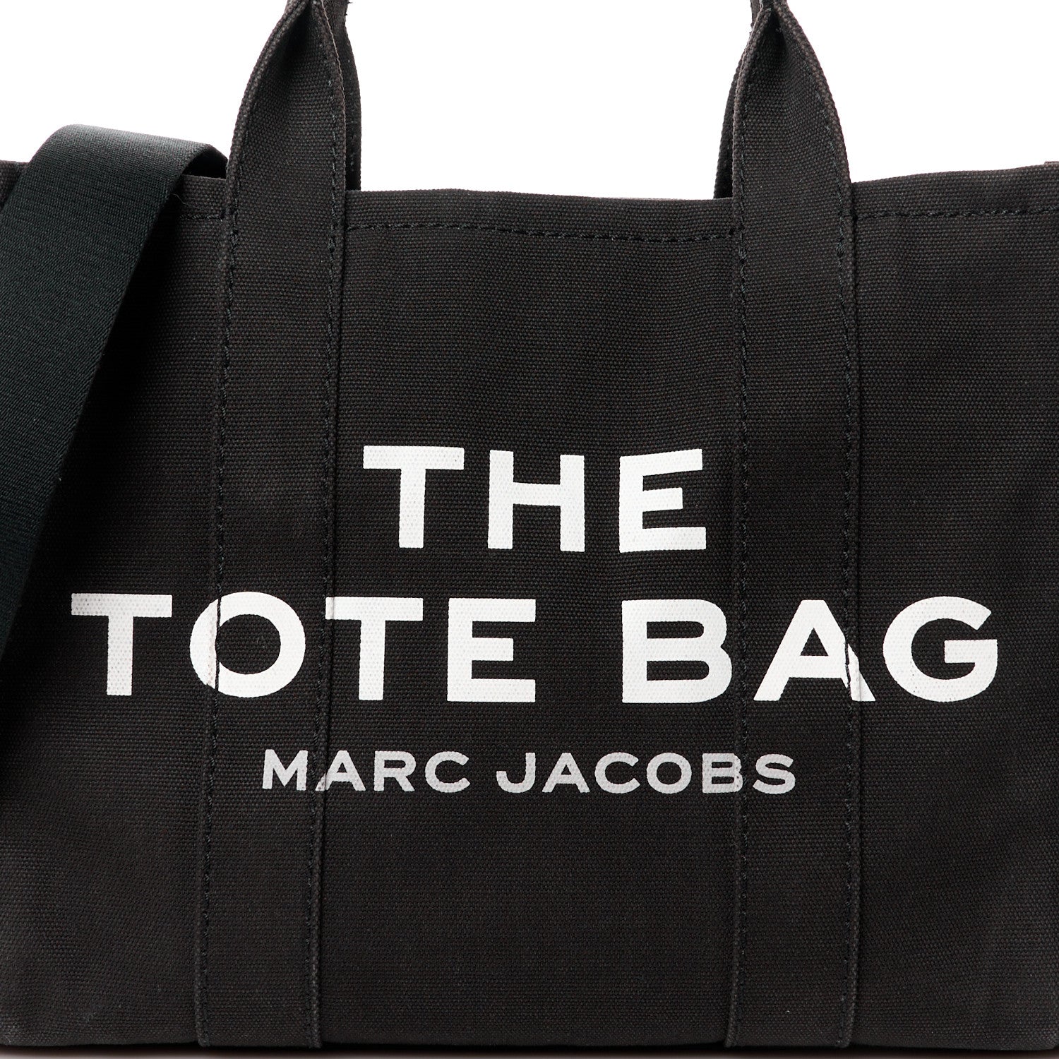 Marc Jacobs Cotton Canvas Small The Traveler Tote Bag Black 9 of 16