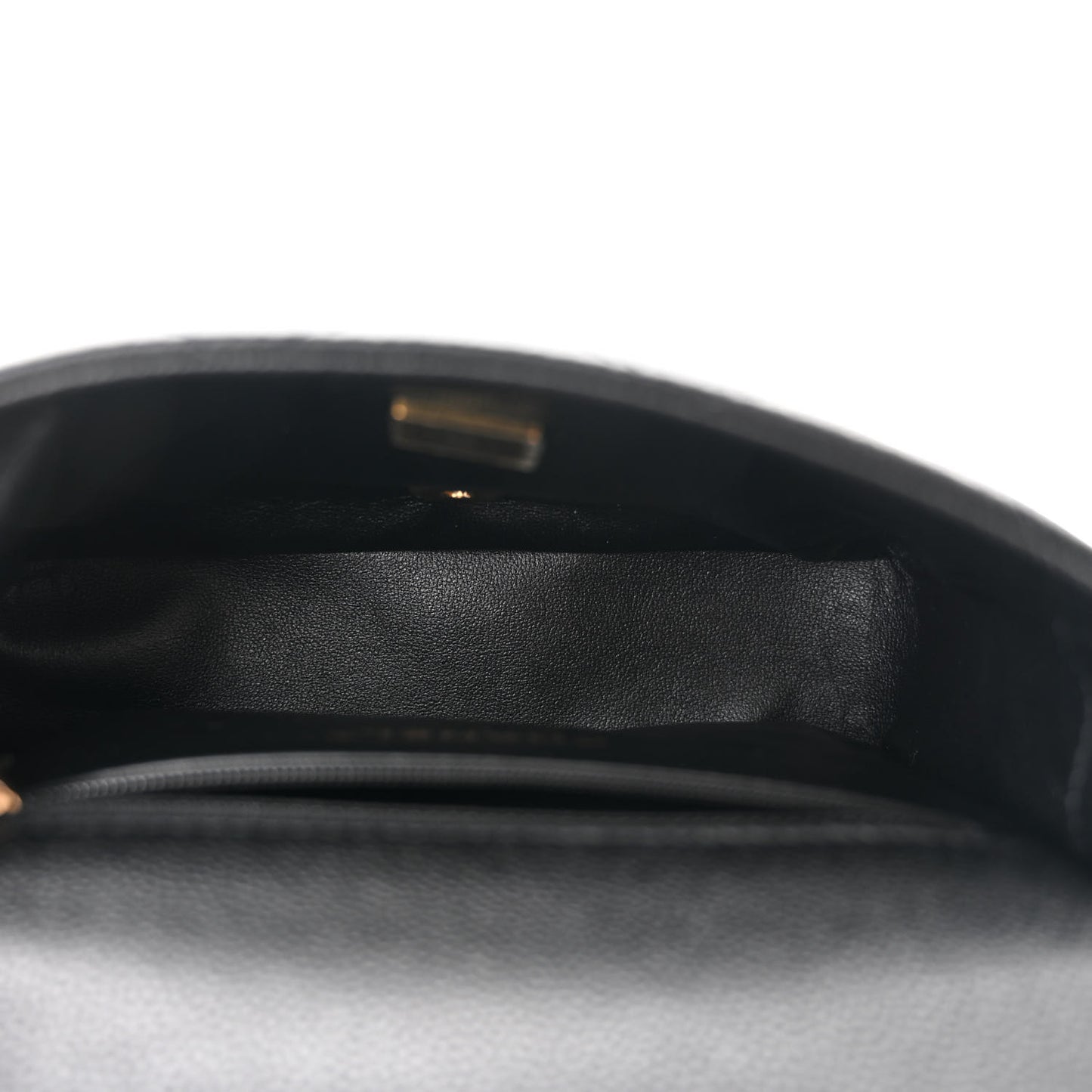 Caviar Quilted Mini Sweetheart Flap Black