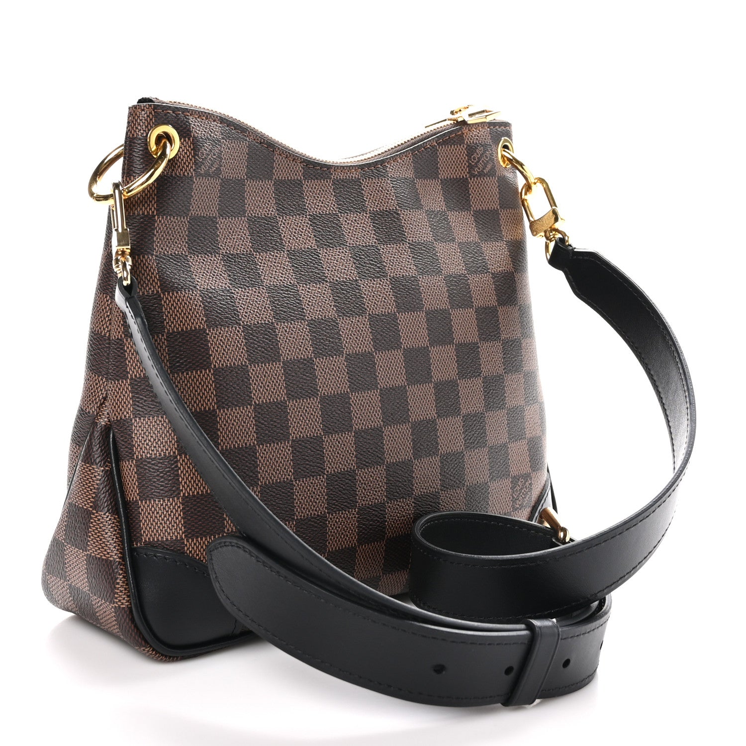 Louis Vuitton Damier Ebene Odeon PM Black 3 of 9