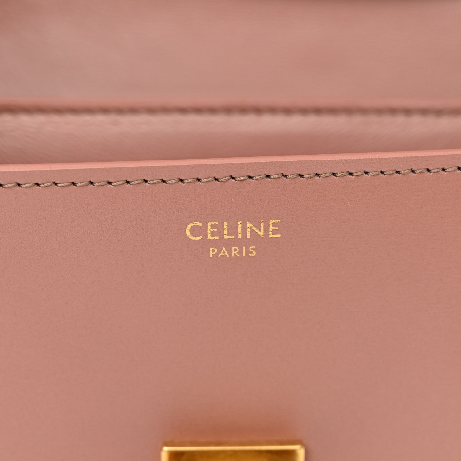 Celine Box Calfskin Teen Classic Box Flap Bag Antique Rose 6 of 11