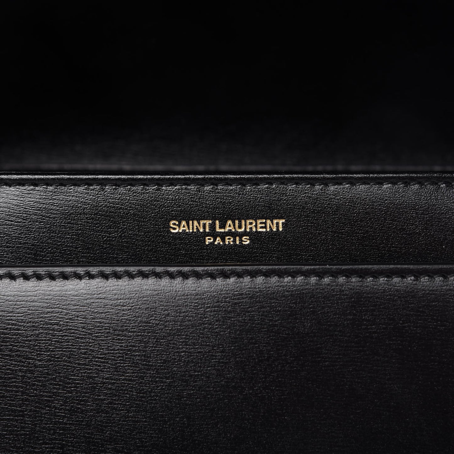 Calfskin Le 61 Shoulder Bag Black