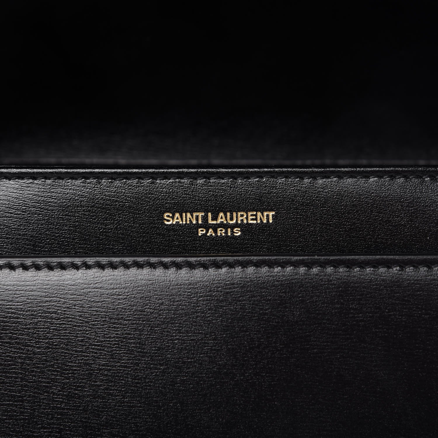 Saint Laurent Calfskin Le 61 Shoulder Bag Black 9 of 10