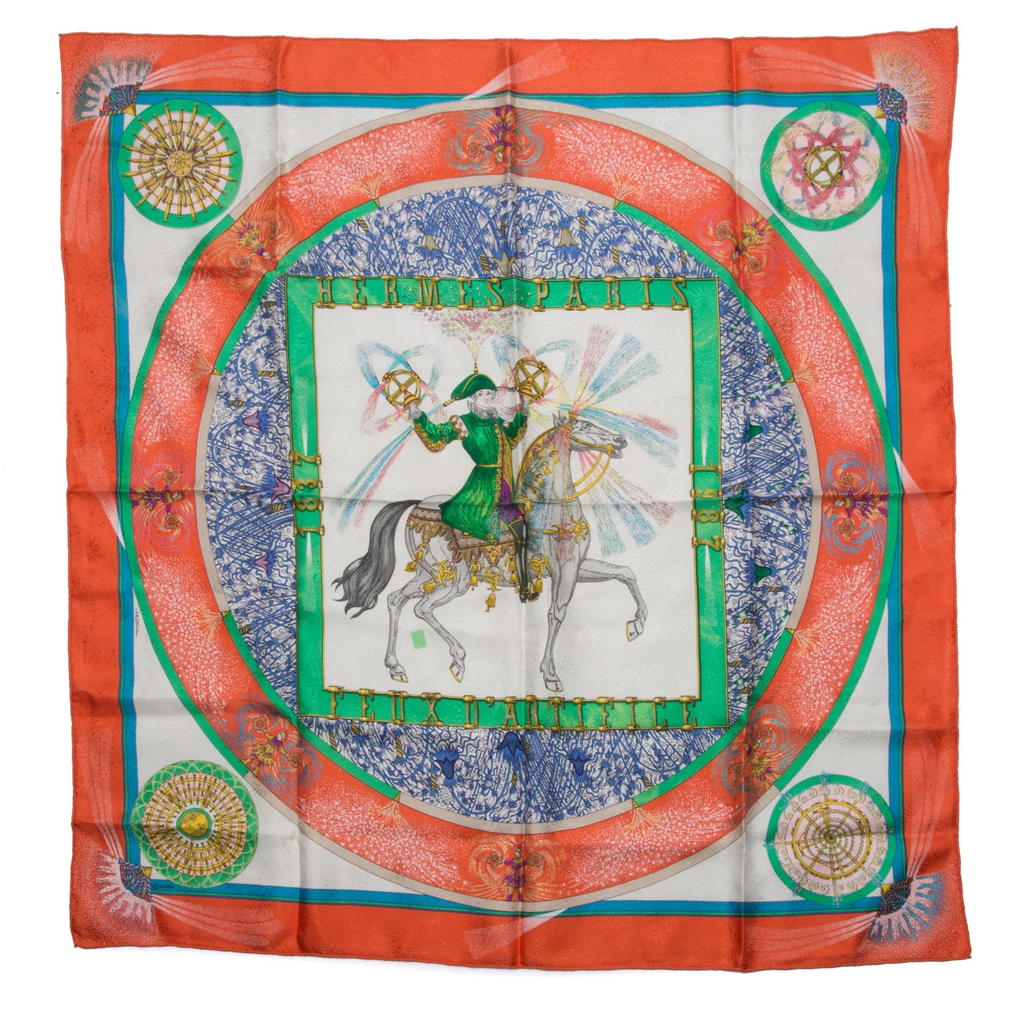 Silk Feux D'Artifice Scarf 90