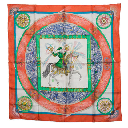Hermes Silk Feux D'Artifice Scarf 90 2 of 5