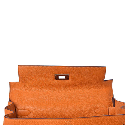 Hermes Taurillon Clemence Kelly Retourne 28 Abricot 21 of 38