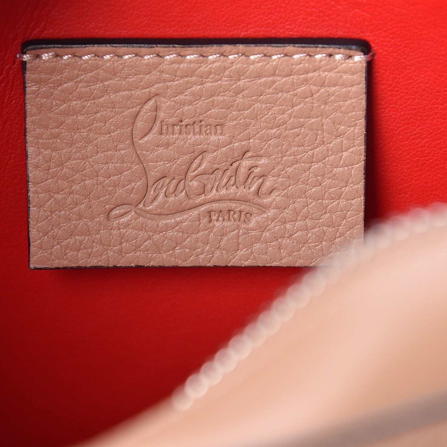 Calfskin Mini Rubylou Crossbody Nude