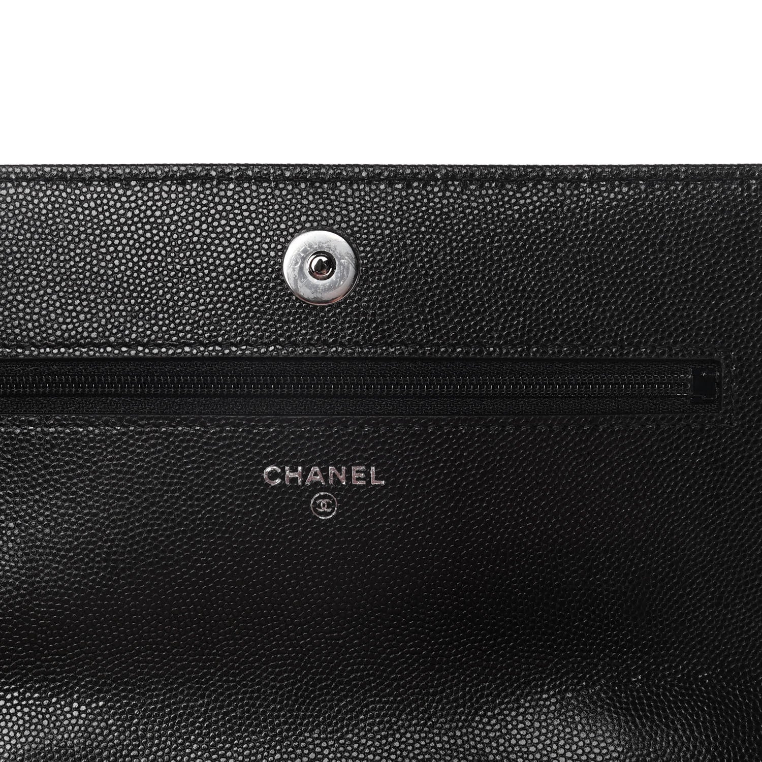Chanel Caviar Quilted My Everything Wallet On Chain WOC Black 12 of 25