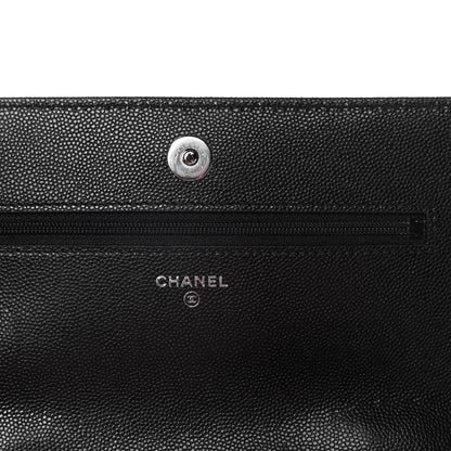 Chanel Caviar Quilted My Everything Wallet On Chain WOC Black 12 of 25