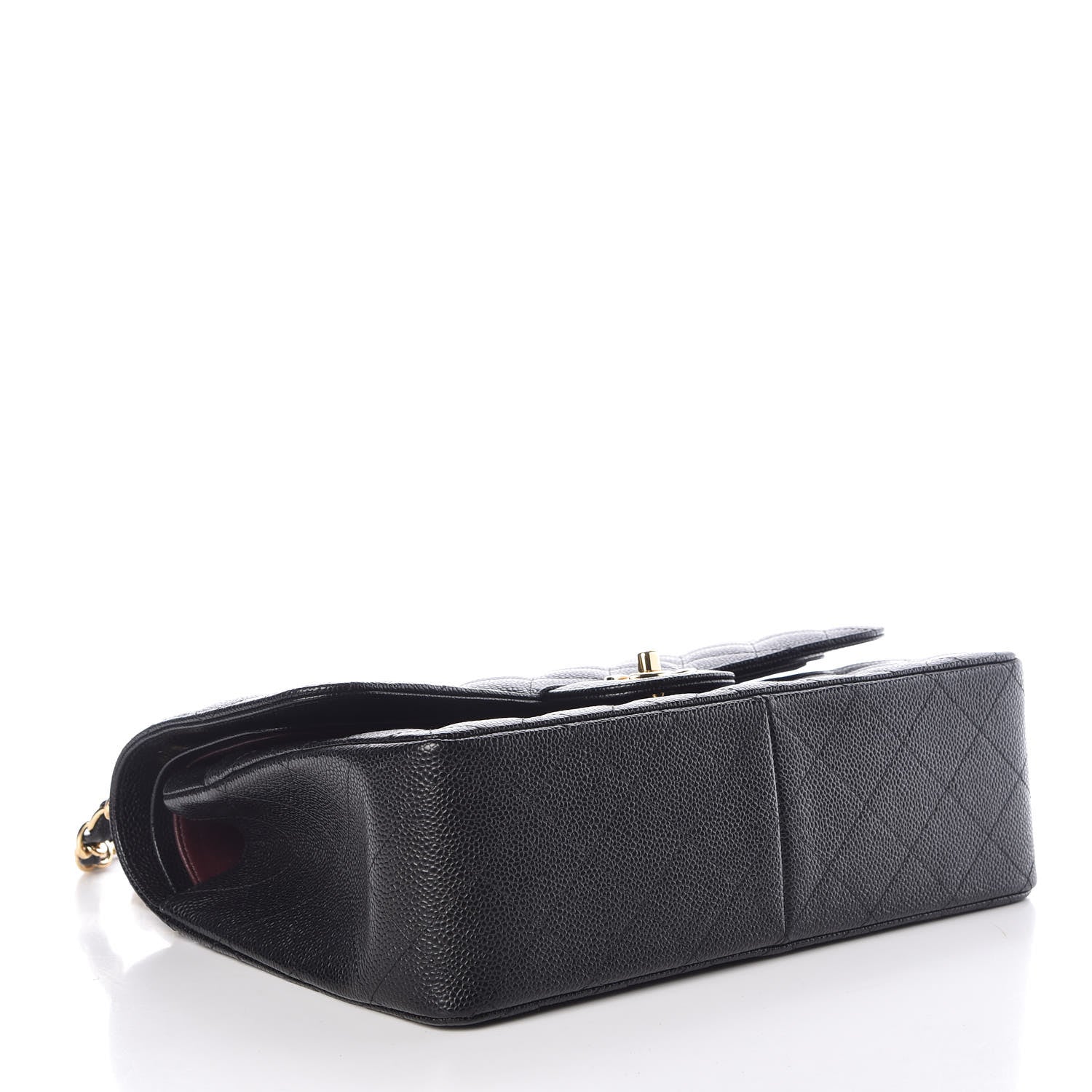 Chanel Caviar Quilted Jumbo Double Flap Black 4 of 10