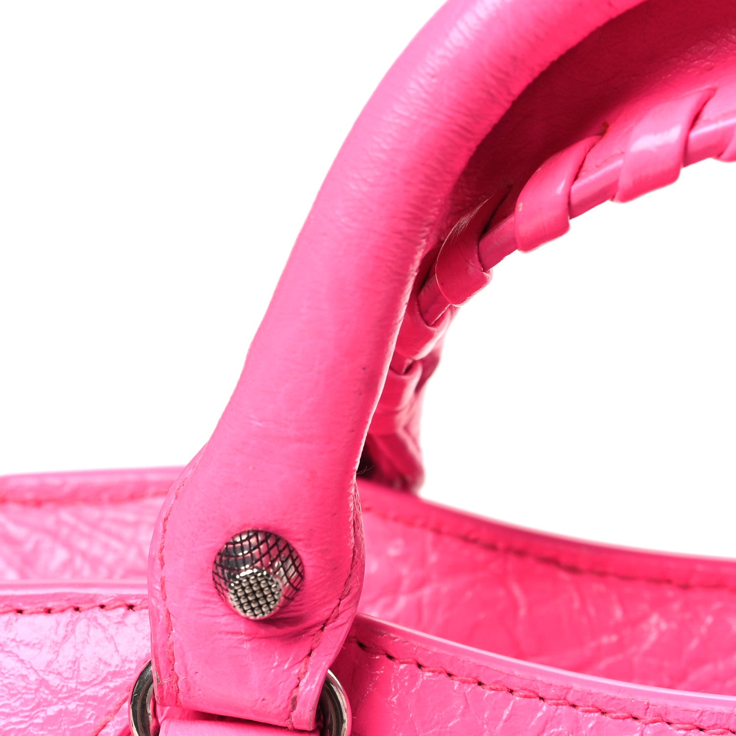 Balenciaga Agneau Arena Neo Cagole Handbag XS Fluo Pink 13 of 14