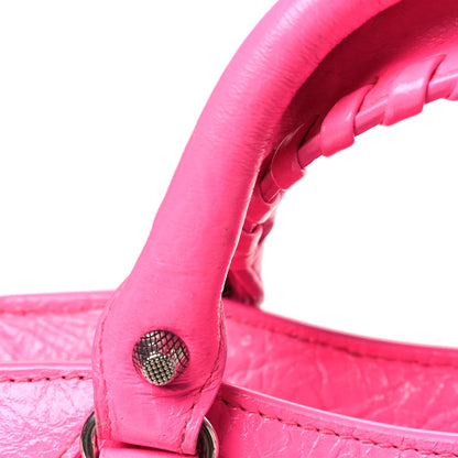 Balenciaga Agneau Arena Neo Cagole Handbag XS Fluo Pink 13 of 14
