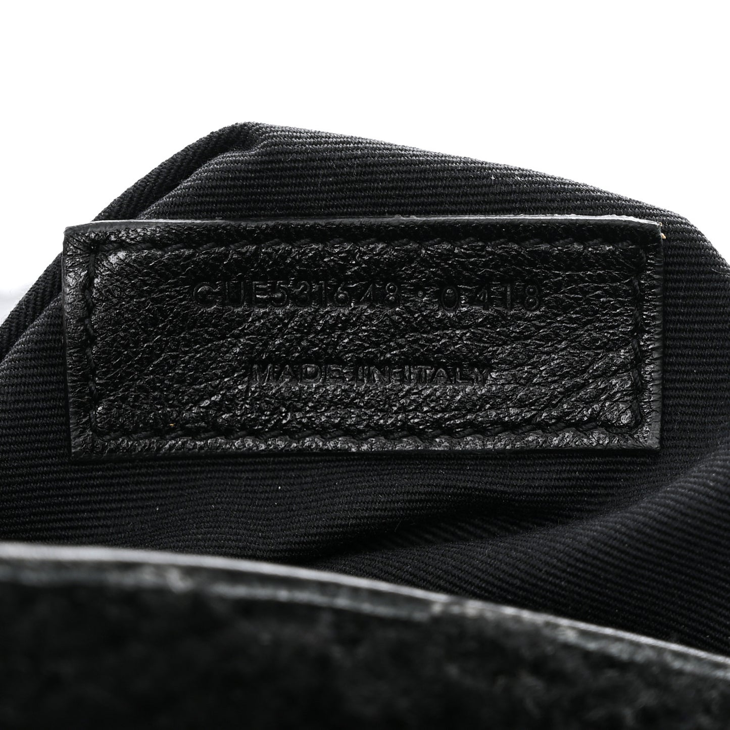 Shearling Toy Loulou Shoulder Bag Black