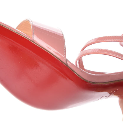 Christian Louboutin Patent Calfskin Choca 100 Sandals 38.5 Guimauve 10 of 12