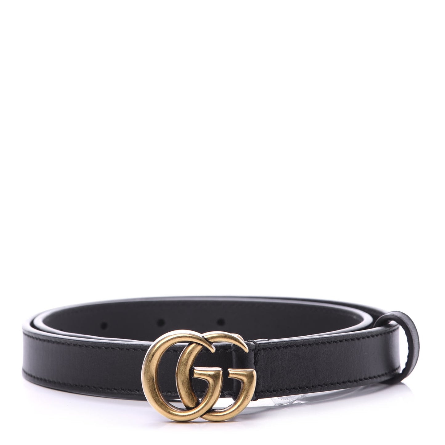 Calfskin Double G 20mm Belt 70 28 Black