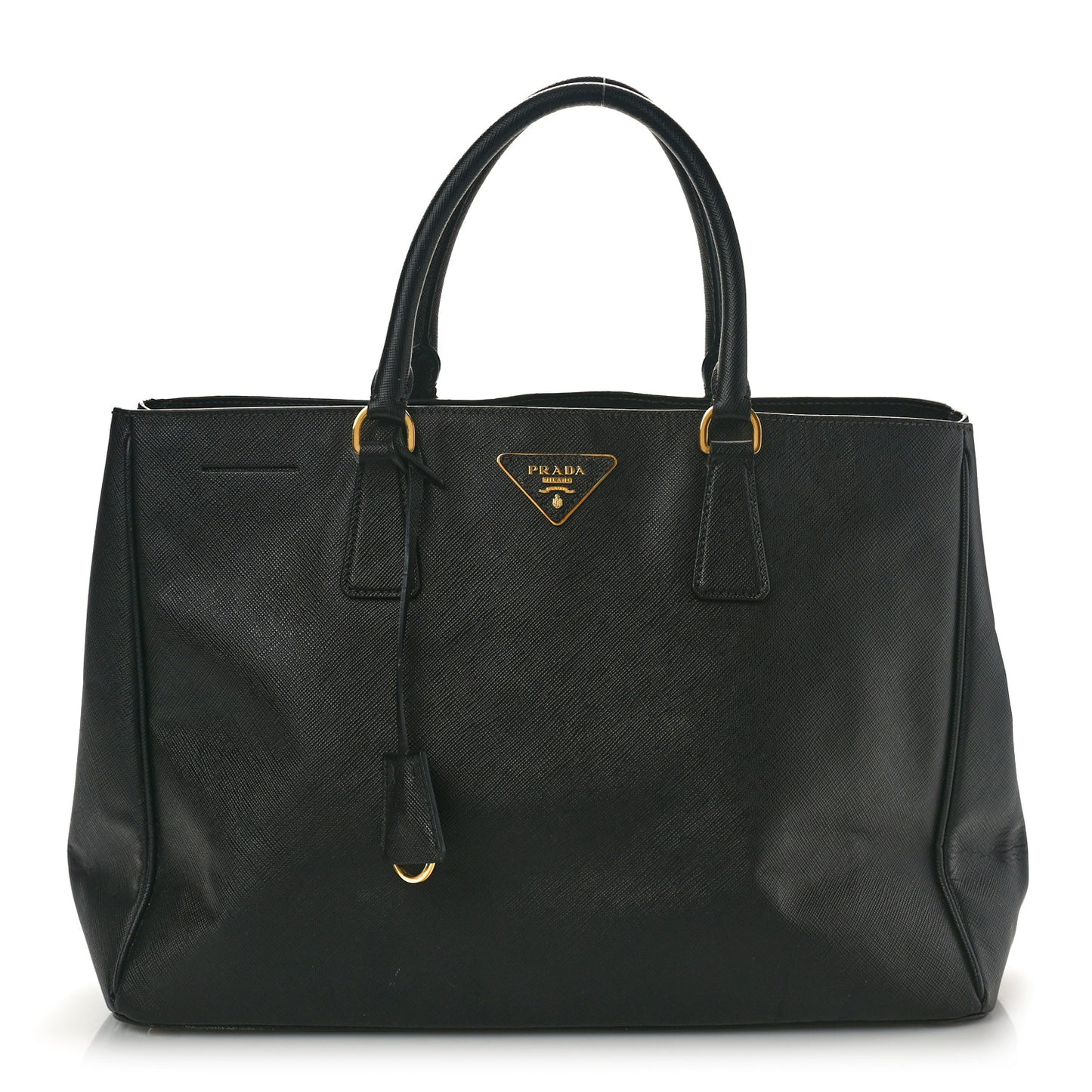 Saffiano Lux Large Tote Black