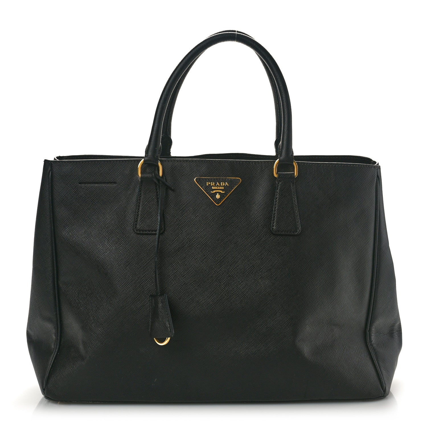 Prada Saffiano Lux Large Tote Black 1 of 9