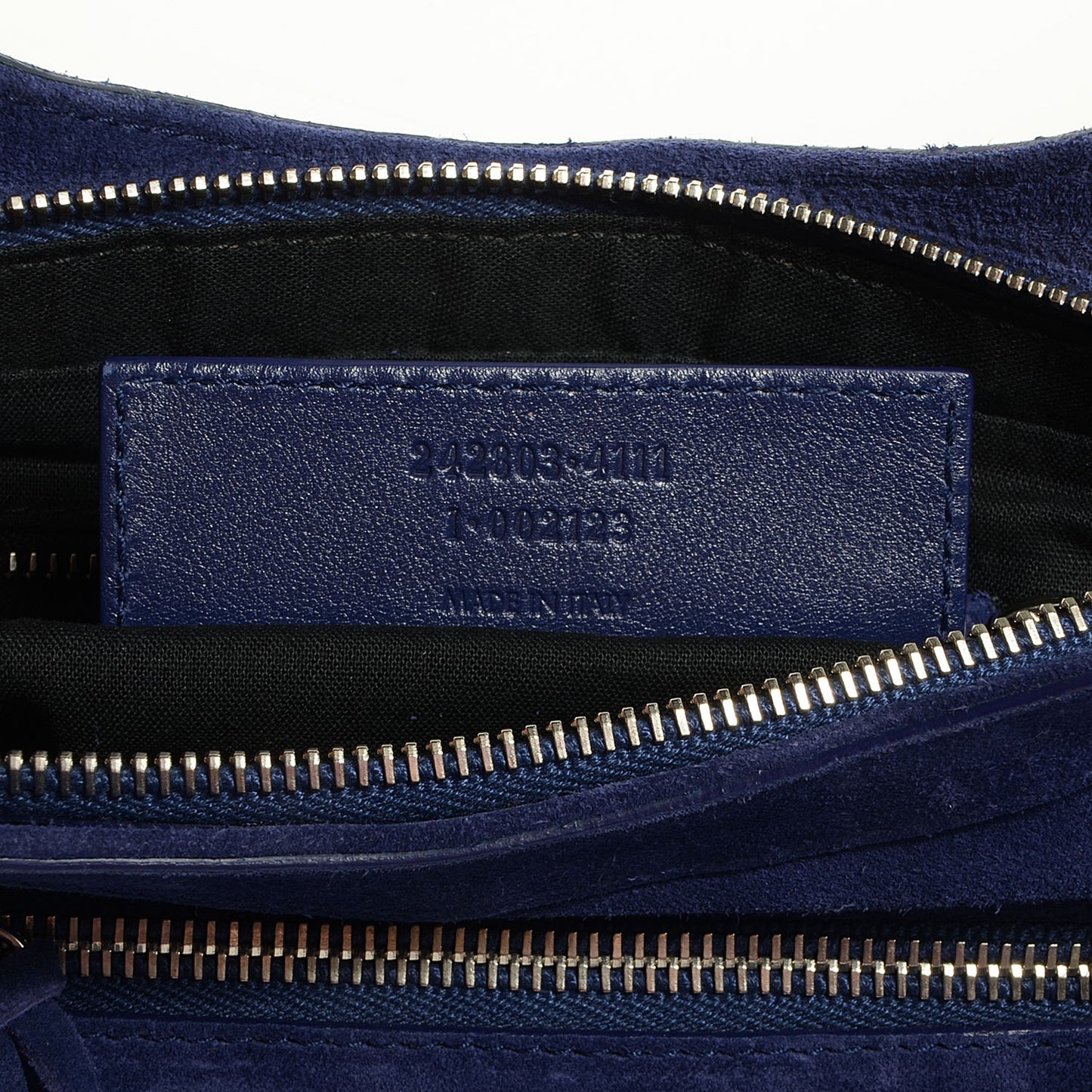 Baby Daim Suede Classic Hardware Hip Bleu Nuit