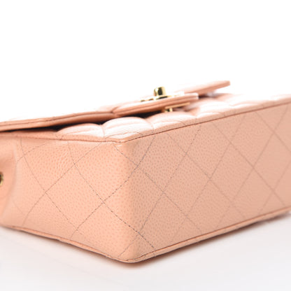 Chanel Caviar Quilted Mini Square Flap Pink 5 of 9