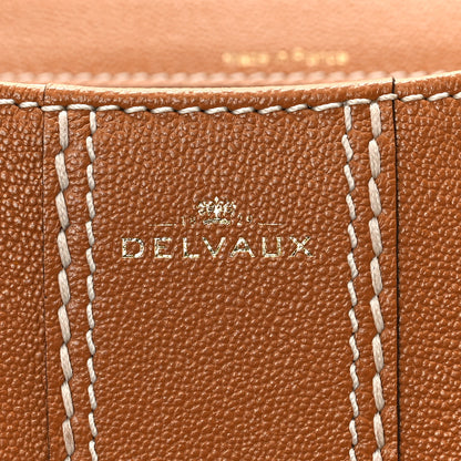 Delvaux Grained Rodeo Calfskin Surpique PM Brillant Satchel Vegetal Ivory 7 of 9