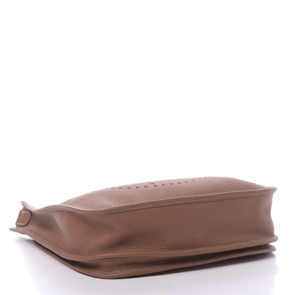 Hermes Taurillon Clemence Evelyne III PM Gold 5 of 12