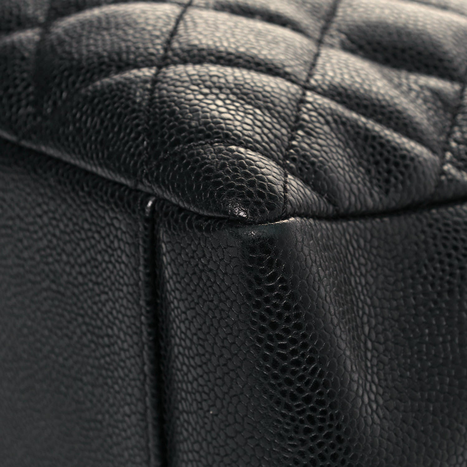 Chanel Caviar Quilted Grand Shopping Tote GST Black 9 of 14