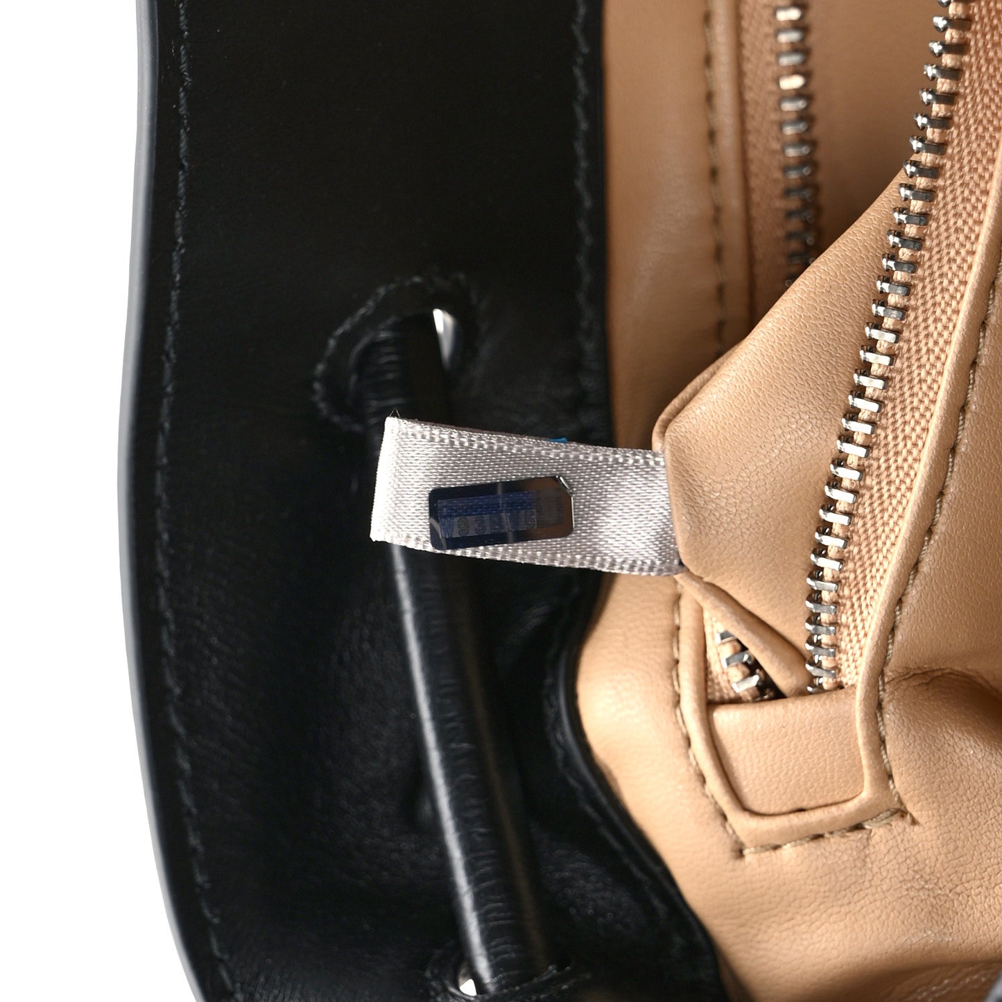 Smooth Shiny Calfskin Cinch M Bucket Bag Black