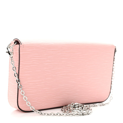 Louis Vuitton Epi Pochette Felicie Rose Ballerine 4 of 11