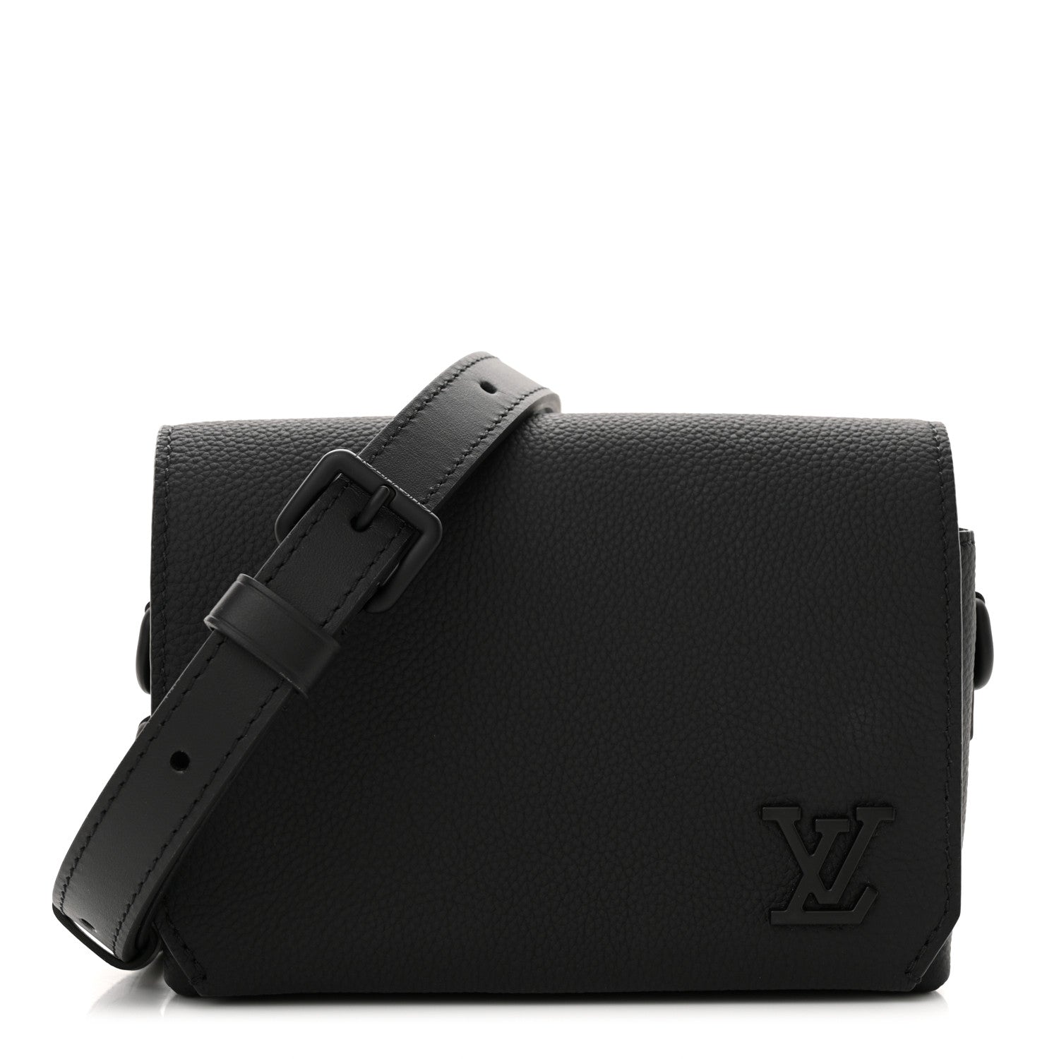 Louis Vuitton Cowhide Fastline Wearable Wallet Black 1 of 10