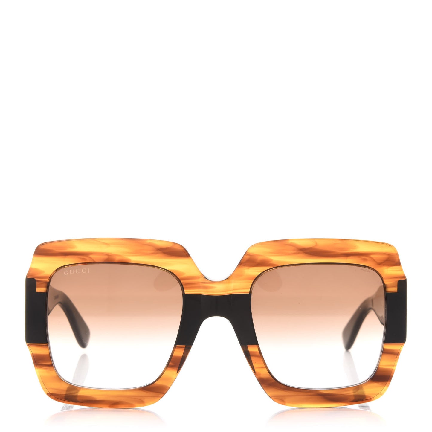 Square Frame GG0178S Sunglasses Havana