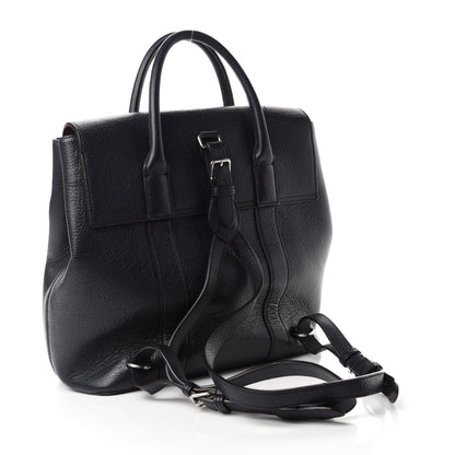 Mulberry Classic Grain Calfskin Small Bayswater Backpack Midnight Blue 3 of 11