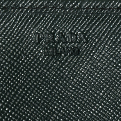 Prada Saffiano Metal Continental Flap Wallet Smeraldo 7 of 9
