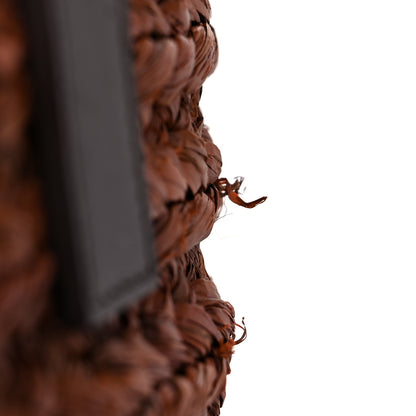 Saint Laurent Raffia Calfskin Small Panier Tote Dark Chocolate 11 of 11