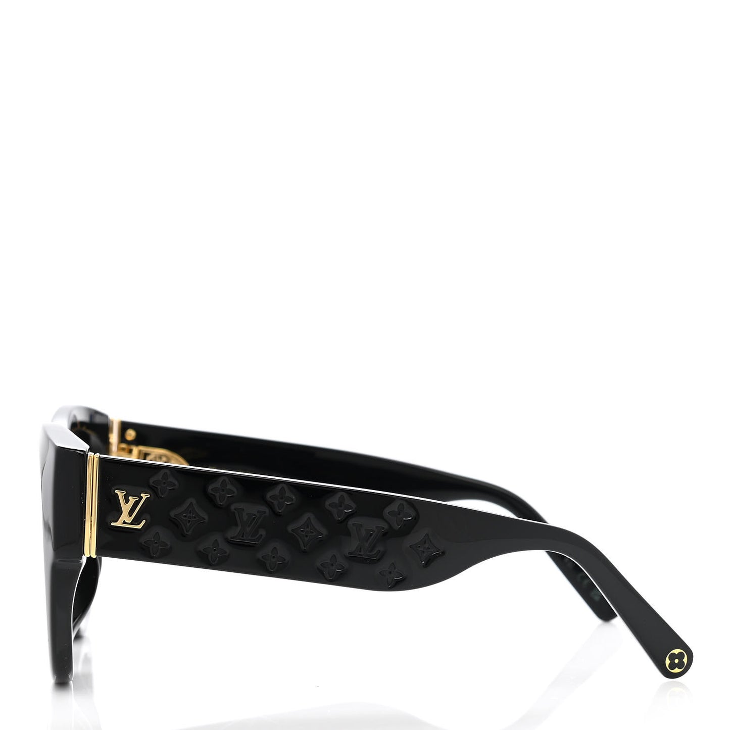 Acetate LV Empreinte Round Sunglasses Z1607E Black