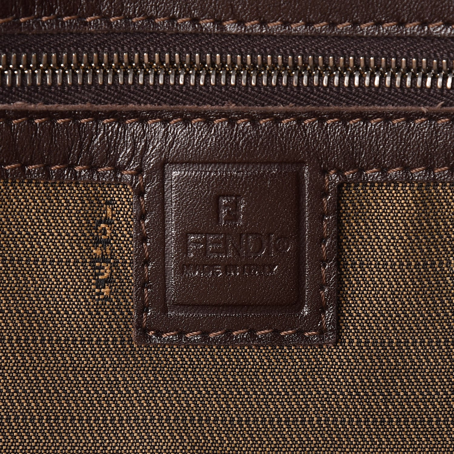 Fendi Zucca Tote Tobacco 6 of 9