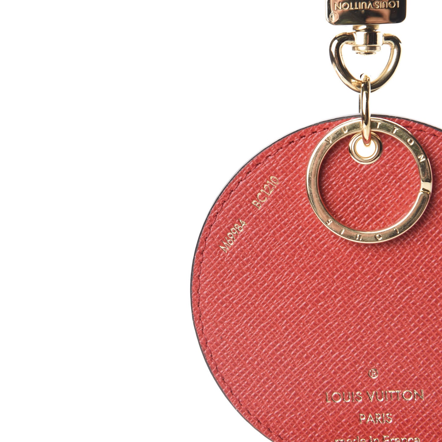 Monogram 2020 Christmas Animation Bumper Cars Bag Charm Key Ring Coquelicot