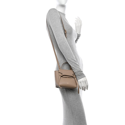Celine Grained Calfskin Pico Belt Bag Light Taupe 2 of 11