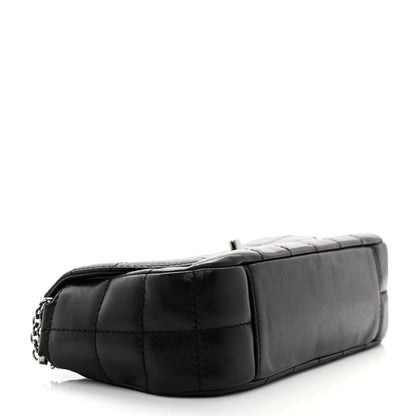 Chanel Lambskin Chocolate Bar Quilted Lambskin 4 Chain Flap Black 4 of 10