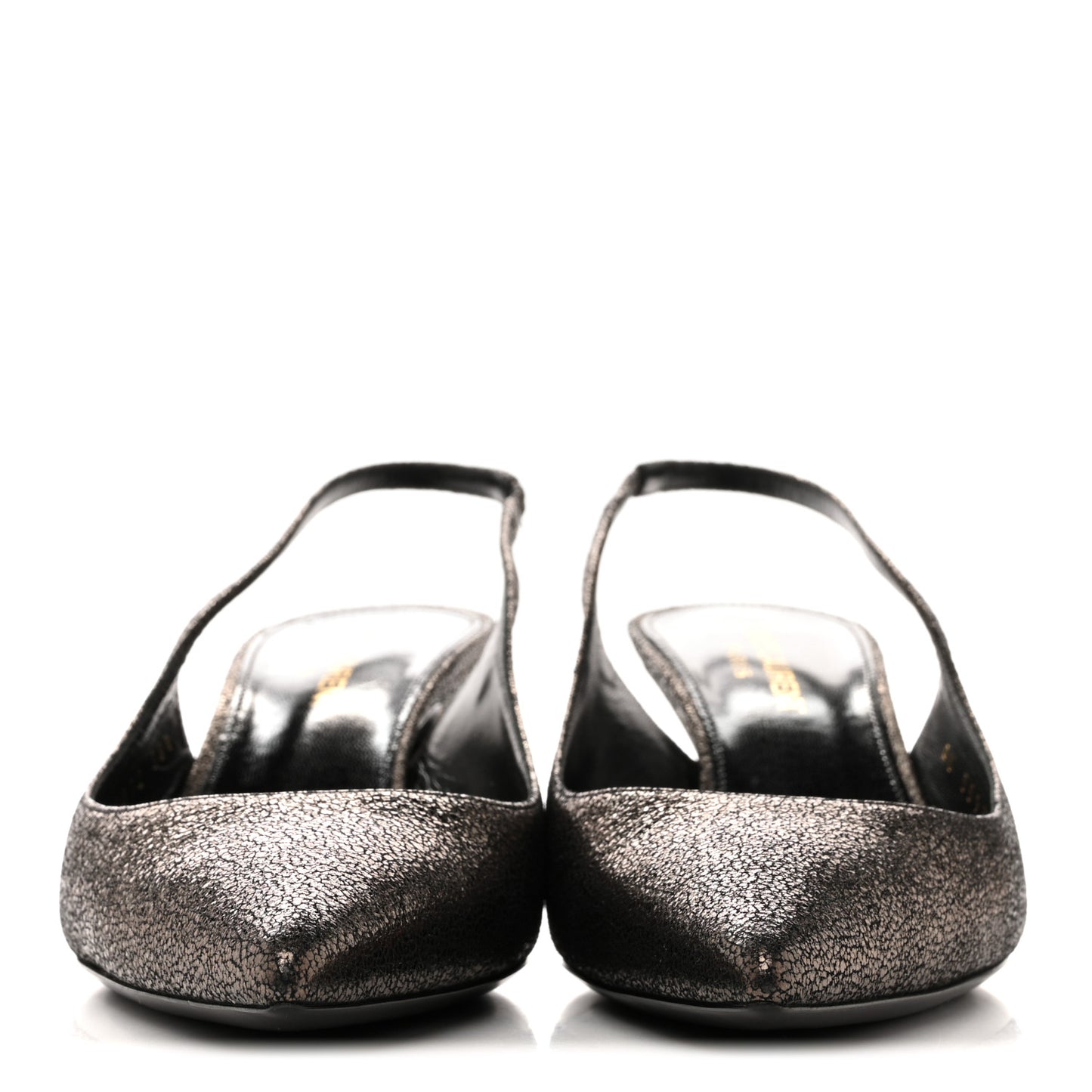Evora Charlotte 55 Slingback Pumps 38.5 Gunmetal