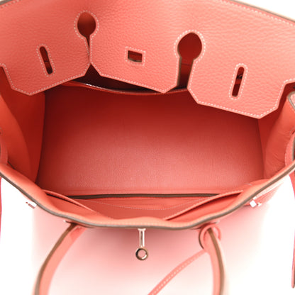 Hermes Taurillon Clemence Birkin 35 Crevette 4 of 9