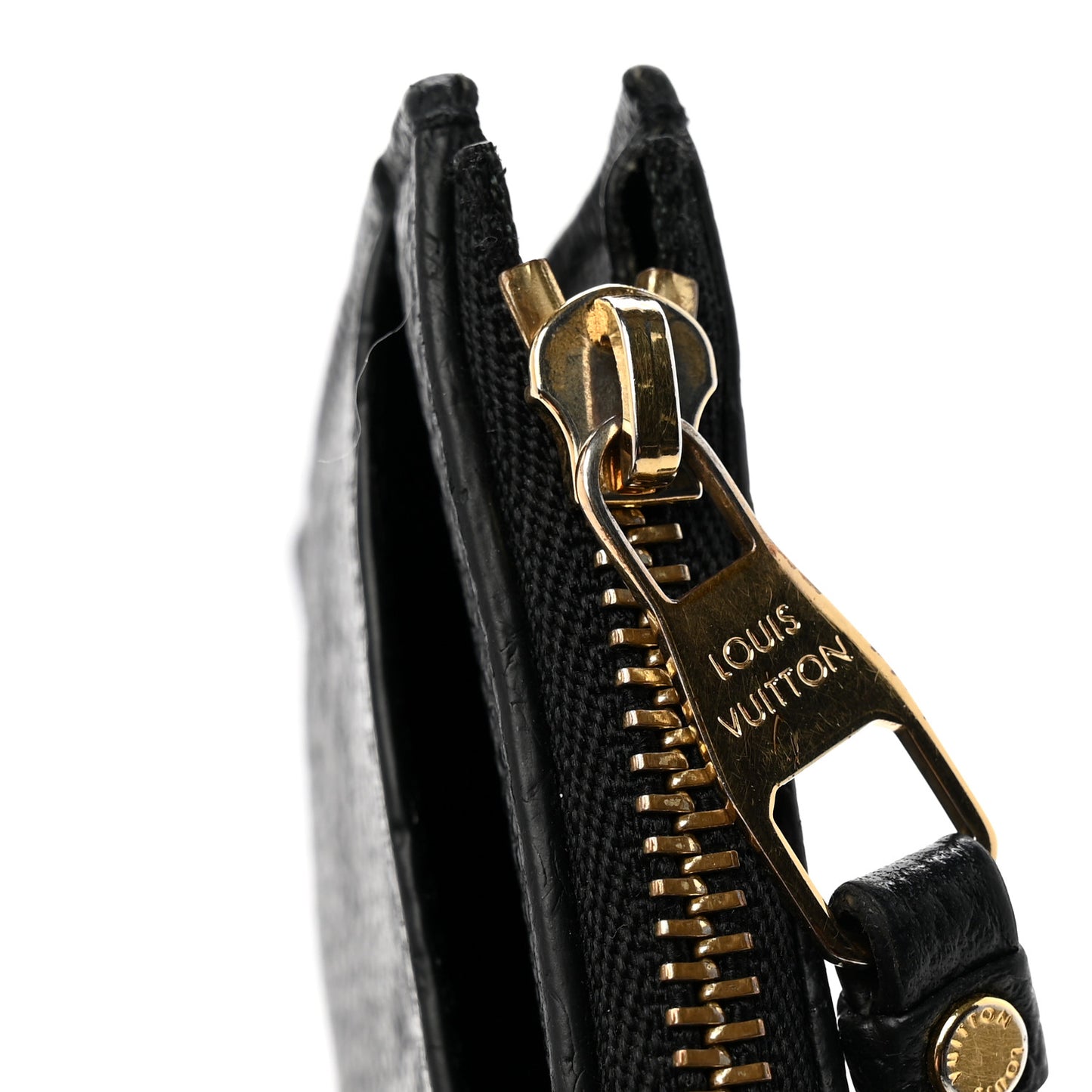 Empreinte Zipper Card Holder Black