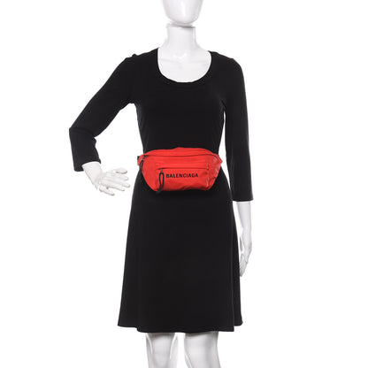Balenciaga Nylon Small Wheel Beltpack Red 2 of 10