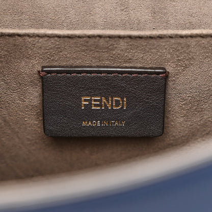 Fendi Vitello Century Opaco F is Fendi Kan I Shoulder Bag Blu Scuro 6 of 14